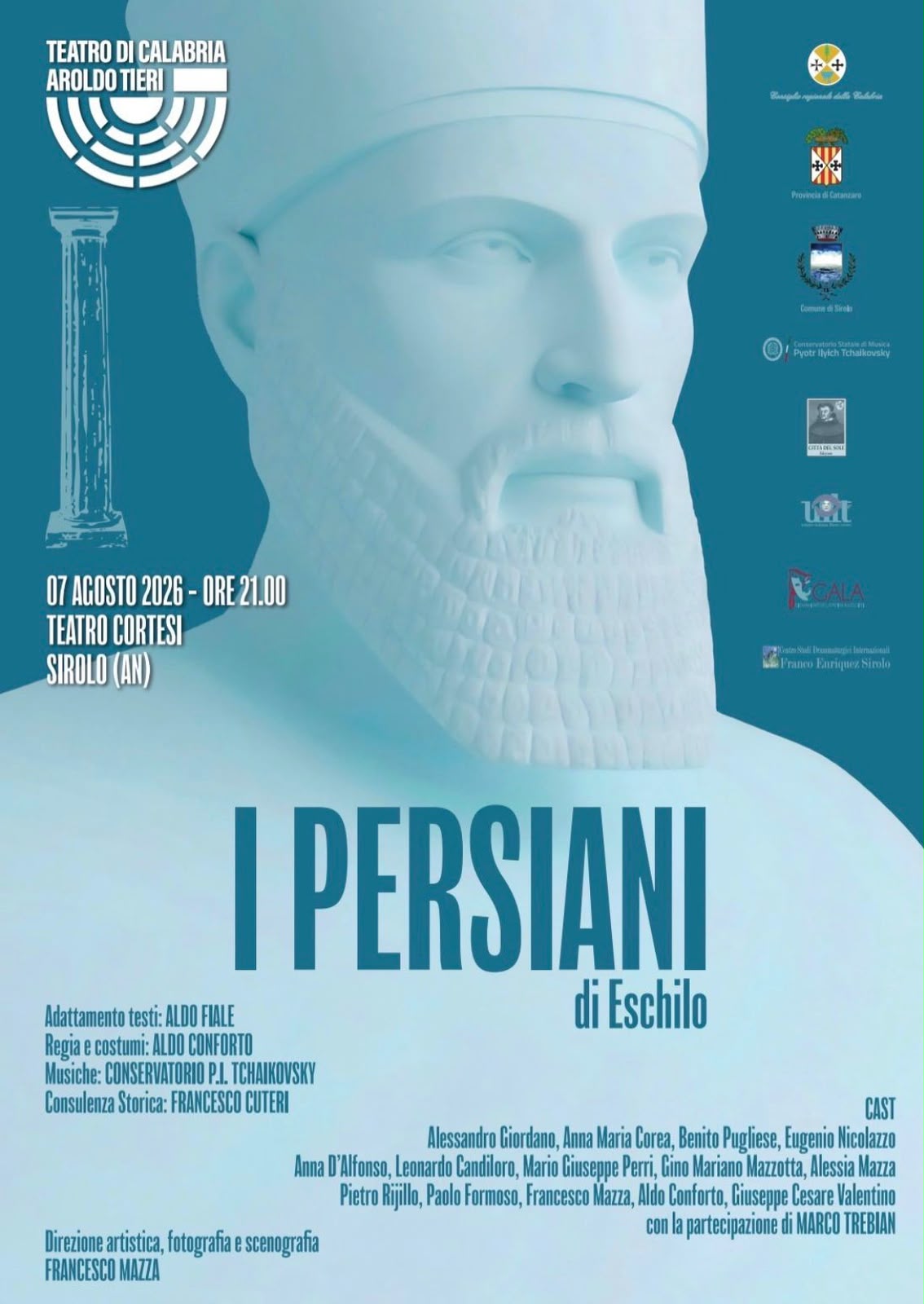 Locandina I Persiani di Eschilo - Sirolo 7 agosto 2026